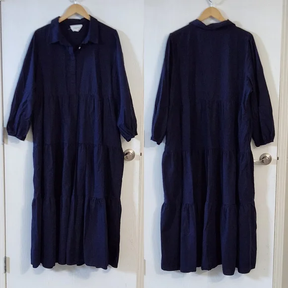 Tuckernuck Navy Long Sleeve Dress Pomander Place - Picture 6 of 12